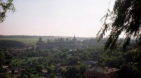 Kamieniec Podolski widok na zamek z okolic katedry