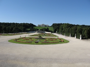 park obok Pałacu Schoenbrun