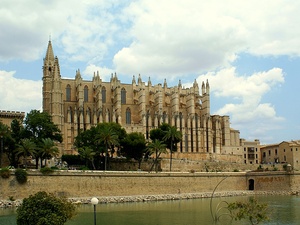 Palma de Mallorca widok na katedrę