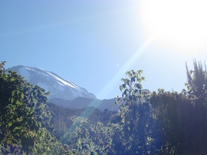 Widok z Machame Camp na Kili