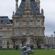 Park Tuileries - widok na boczne skrzydło Luwru