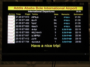 Lotnisko w Addis Abebie