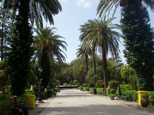 park miejski w Trapani