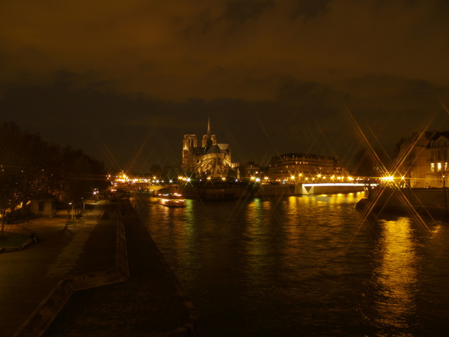 Notre Dame de Paris by night