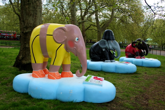 Słonie w Hyde Parku