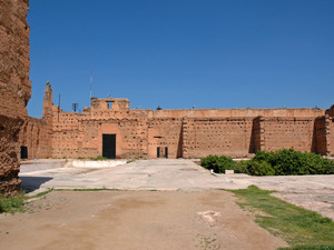 Marrakesz, ruiny palacu el-Badi z XVII w.