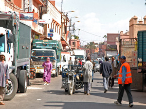 Ulice Marrakeszu.
