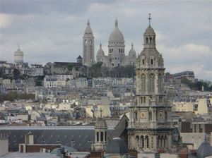 Sacre Coeur z dachu La Faiette