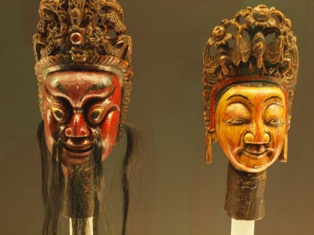 Muzeum w Szanghaju  -   maski