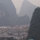 widok  Yangshuo z góry
