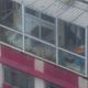 poranek widok z 27 piętra hotelu -  balkony