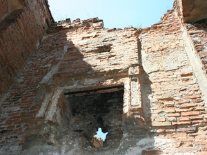 ruiny pałacu
