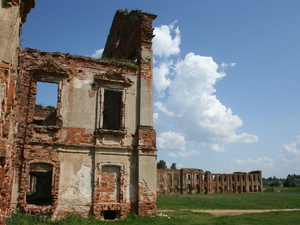 ruiny pałacu