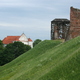 widok na zamek i farę