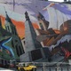 Graffiti - mural przy Piotrkowskiej