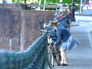 Amsterdam - Rowerem na randkę.