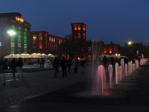 Widok na rynek Manufaktury