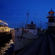 Oslo latarnia statek noc
