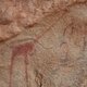 Prehistoryczne rysunki - żyrafa