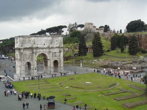 widok z Colosseum