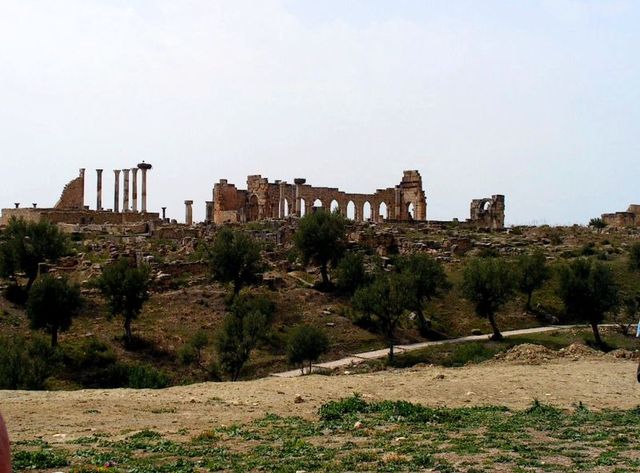 Volubilis ruiny rzymskiej osady handlowej