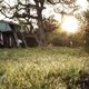 Botswana - pierwszy nocleg w namiotach