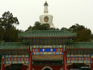 Pekin - park Bei Hai - Biała Dagoba