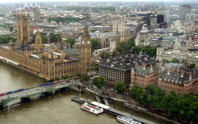 Widok z London Eye