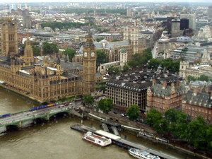 Widok z London Eye