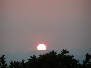 zachód słońca na Fethiye