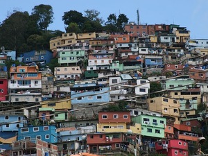 Barrios - slumsy w Caracas (te nieco lepsze)
