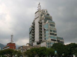 przedziwnej urody budynki w Caracas