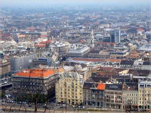 Widok na Budapeszt z Góry Gellerta