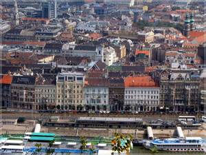 Widok na Budapeszt z Góry Gellerta