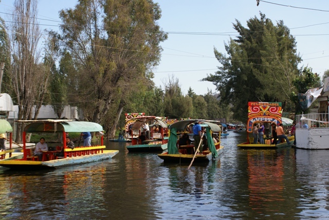 Pływajace ogrody Xochimilco
