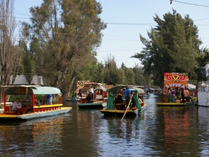 Pływajace ogrody Xochimilco