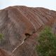 Uluru zmieniło w deszczu barwę