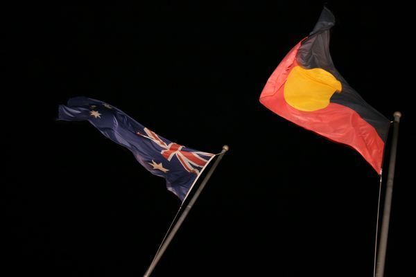 Flaga australijska i aborygeńska