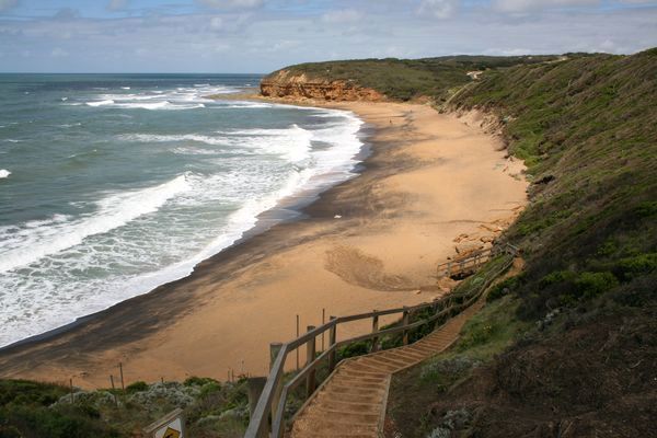 plaża przy Great Ocean Road