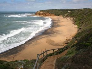 plaża przy Great Ocean Road