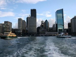 Odpływamy z Circular Quay