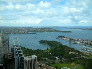 Widok na zatokę w Sydney