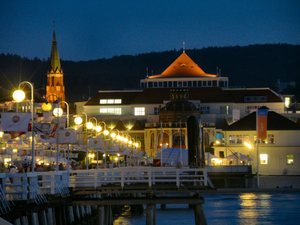 2010- Sopot  letnią nocą 