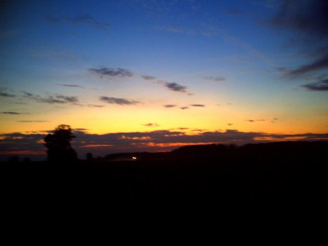 Wieczorne niebo - okolice Ostródy