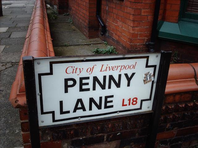 "Penny Lane is in my ears and in my eyes..."