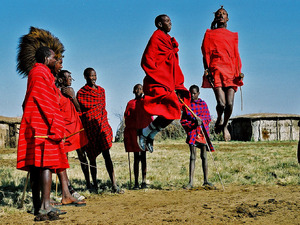 Masajowie, Kenia