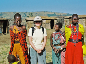 Z wizyta we wsi masaiskiej
