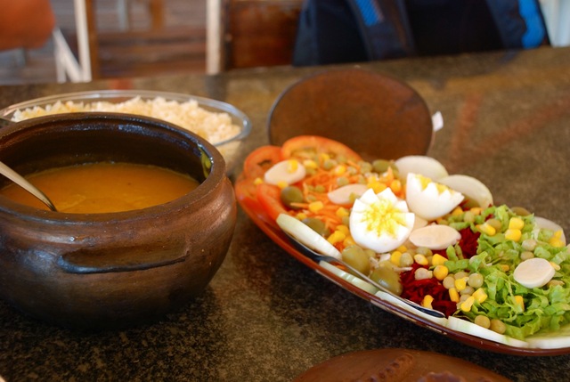 Canoa Quebrada, lunch