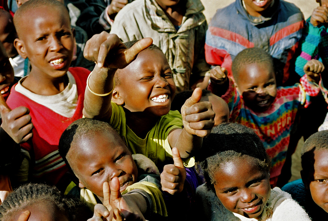 Dzieci masajskie, Kenia