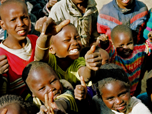 Dzieci masajskie, Kenia